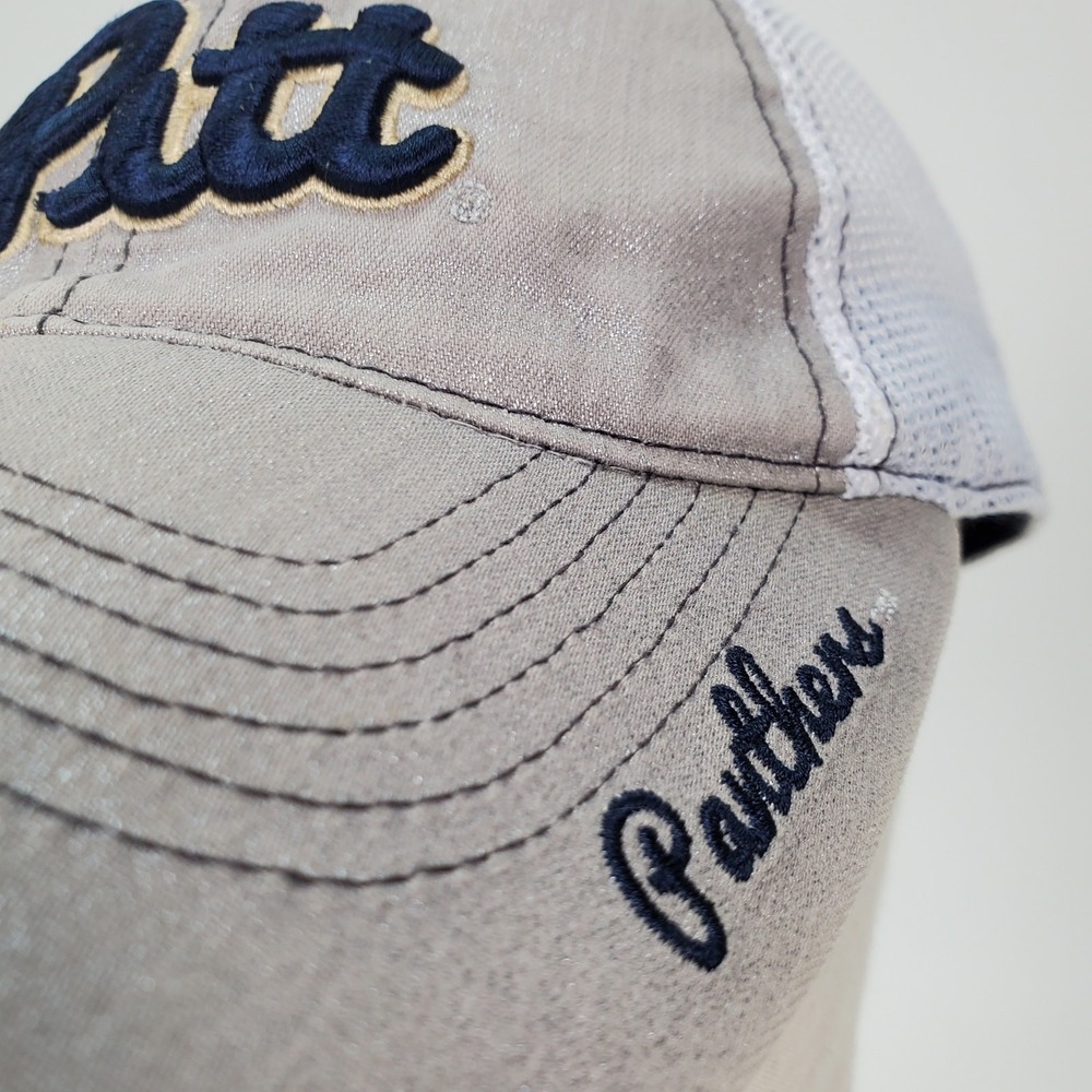Top of the World Pitt Panthers Womens Trucker Hat Grey White Snapback Cap NCAA‎ - Picture 3 of 12